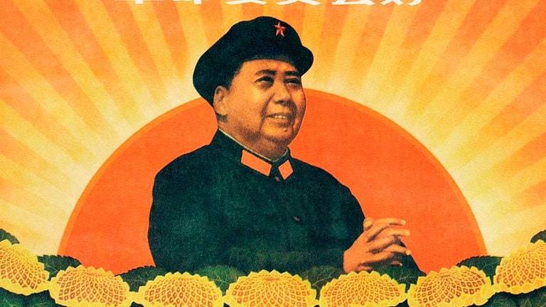 Mao Zedong auf einem Propaganda-Plakat der 1960er Jahre