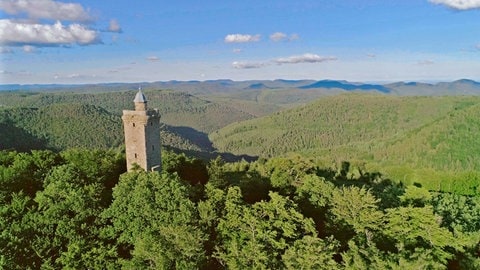 Der Luitpoldturm wurde 1909 zu Ehren des bayrischen Königs Luitpolds eingeweiht. 