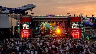 Die Stadt und das Technik Museum Speyer mit seiner beeindruckenden Kulisse sind Gastgeber für das SWR Sommerfestival 2025. © SWR