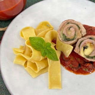 Involtini mit Parmaschinken und Mozzarella