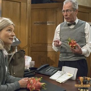 Herr Weiss und Frau Heilert in deren Büro