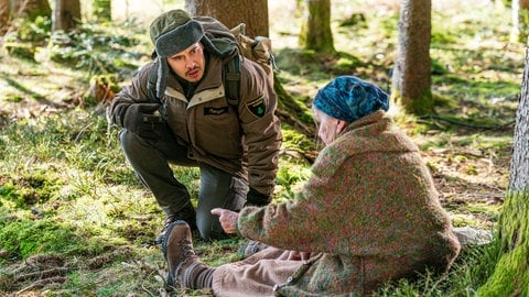 Sebastian und Lioba im Wald