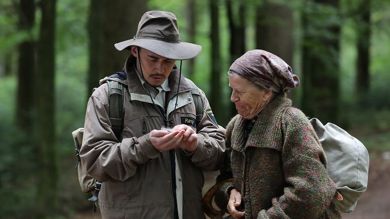 Lioba und Sebastian im Wald