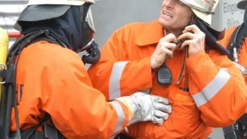 Uli Zimmermann beim Feuerwehreinsatz