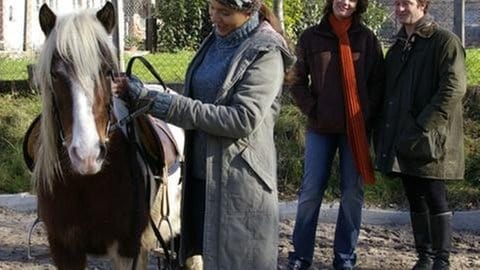 Jenny mit ihrem Pony Twister