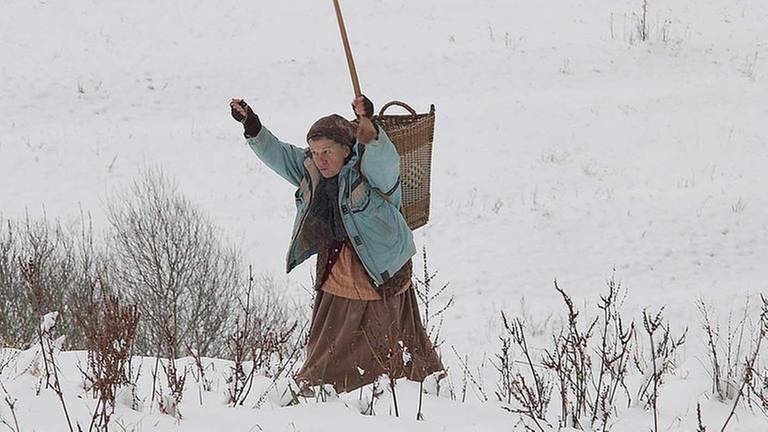 Lioba wütet durch den Schnee