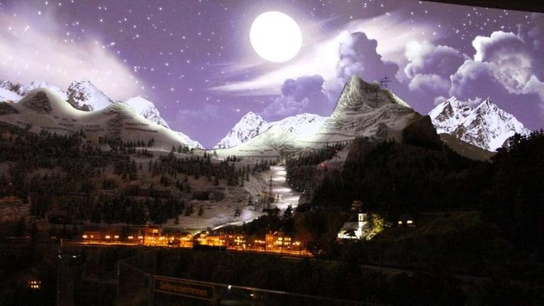 Vollmond über Österreich