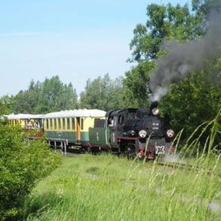 Dampfzug Museumszug in Elk ehemals Lyck Vorbild für die Geschichte eine Dampflok namens Popp von Siegfried Lenz