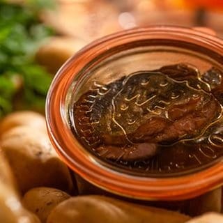 Wildschweinbraten im Glas