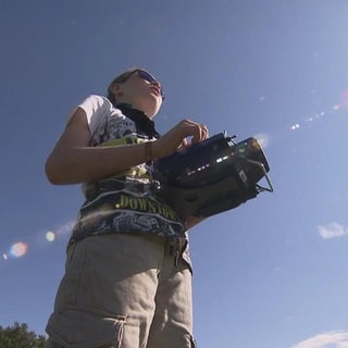 Maik, ein junger Modellflieger aus Knittlingen