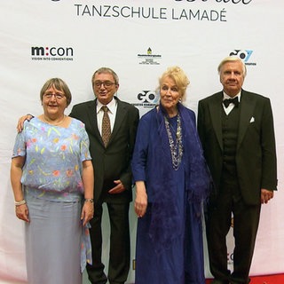 Peter und Heike Lamade beim Abschlussball der Tanzschule