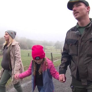 Benedict Stirblies mit Frau und Tochter