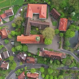 Klosterschule in Denkendorf aus der Vogelperspektive