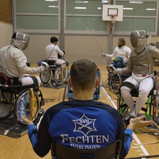 Rollstuhlfechter vom SV Böblingen