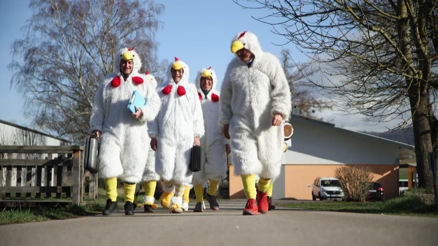 Der Eierkontrolldienst in Ettenheimweiler.