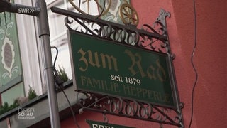 Außenschild "Zum Rad"