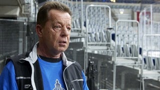 Alfred Zylla ist Eismeister in der SAP-Arena in Mannheim, der Heimspielstätte der Eishockey-Mannschaft Adler Mannheim.