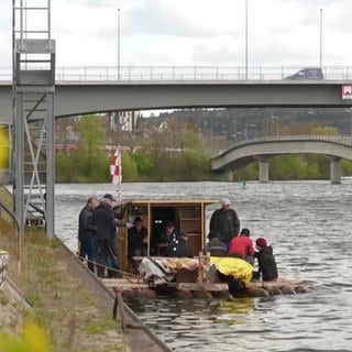 Mit dem Floß von Plochingen nach Heidelberg