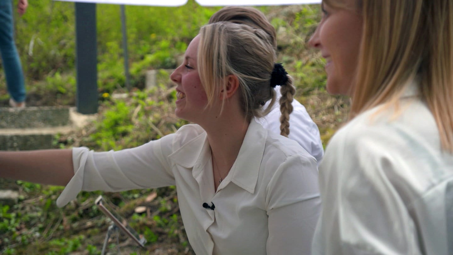 Annika Braun bei der Eröffnung des Waldschlössle in Fellbach