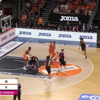 Basketballspiel in Ulm