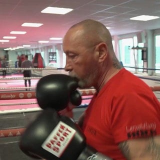 Hück in Sparring Position