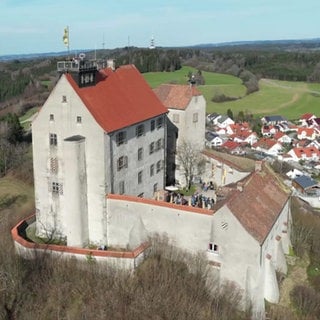 Waldburg von oben