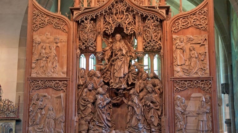 Marienaltar von Riemenschneider in der Herrgottskirche