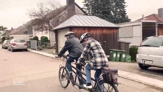 Rita und Rainer Ströbel sind leidenschaftliche Tandemfahrer