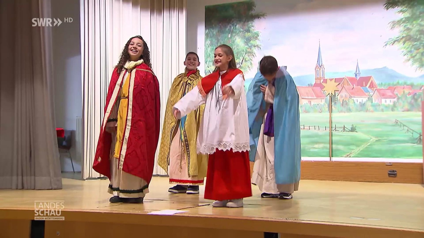 Sternsinger rappen sich zum Papst