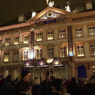 Der Adventskalender auf dem Gengenbacher Rathaus