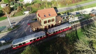 der Bahnhof in Engstingen-Kohlstetten