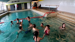 Das kleine Schwimmbad von Bötlingen