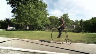 Karlsruher auf dem Fahrrad