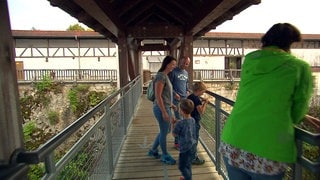 Zugbrücke der Jugendherberge in Leibertingen