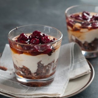 Weihnachtsrezept für Schwarzwälder-Kirsch-Dessert