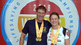 Rettungsschwimmer Norbert und Anneke Haaser