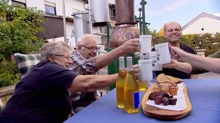 Familie Hunsicker aus Fisch im Saargau stellt schon seit mehreren Generationen Viez im Nebenerwerb her. 