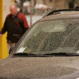 Der Saharastaub ist aktuell häufig auf Autos zu sehen. Saharastaub weht seit Jahrhunderten zu uns. Der rote Regen heißt dann Blutregen. Generell sind die Partikel aus der Wüste ungefährlich, Allergiker leiden aber teilweise darunter.