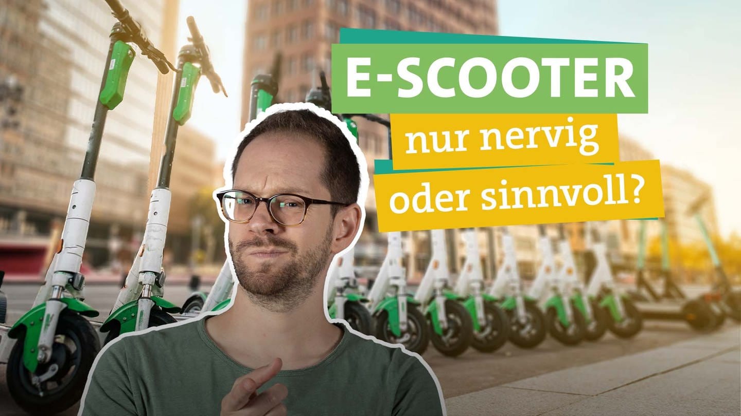 Tobias Koch checkt, ob mithilfe von E-Scootern Mikromobilität und Klimaschutz vereinbar sind.