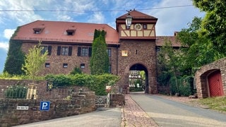 Aussenansicht von der Jugendherberge Dilsberg