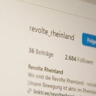 Foto des Instagramprofils der Revolte Rheinland