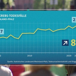 Statistik zu den Hauptkrebs-Todesfällen