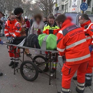 Medizinische Versorgung an Rosenmontag