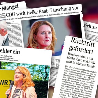 Ausschnitte von Zeitungsartikeln zum Fall Heike Raab