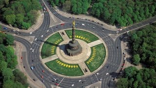 Großer Stern mit der Siegessäule im Berliner Tiergarten