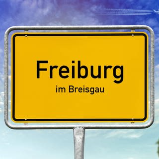 Ortschild Freiburg im Breisgau