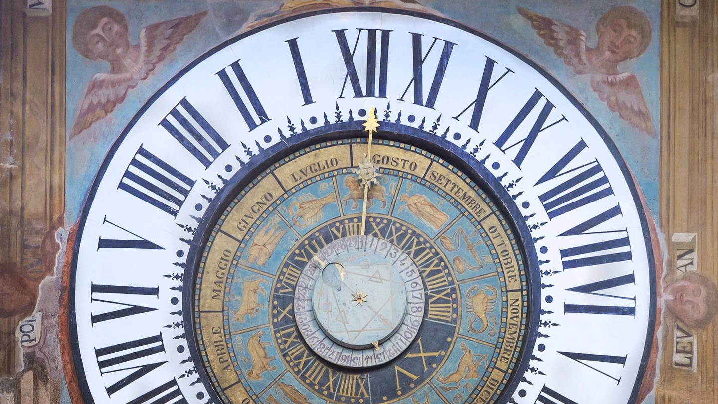 Astronomische Uhr von Fanzago in Clusone / Italien