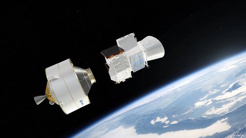 Die Sonde BepiColombo (hier kurz nach dem Start) ist bis zum Merkur rund sieben Jahre unterwegs. (Foto: Imago, imago/ZUMA Press)