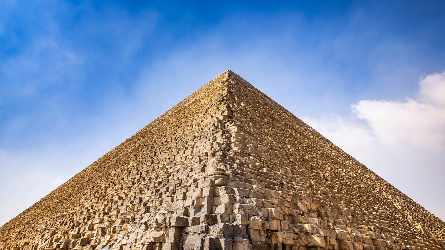 Khufu Pyramide im ägyptischen Kairo