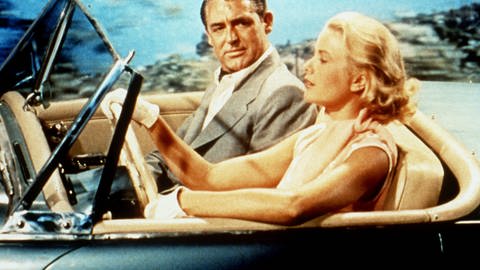 Szene aus dem Film "Über den Dächern von Nizza" aus dem Jahr 1955.